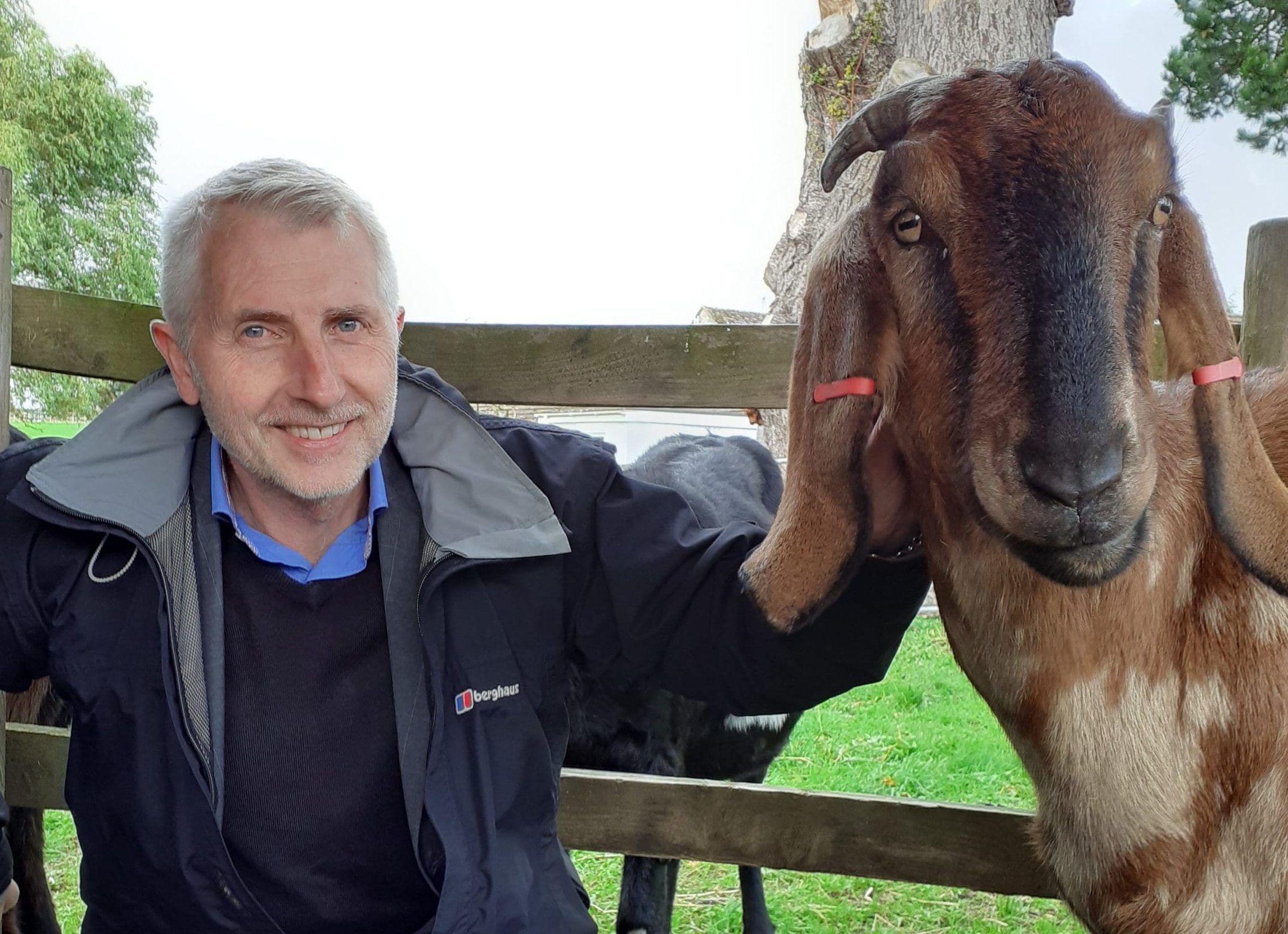 Nigel Mason CEO with Goat